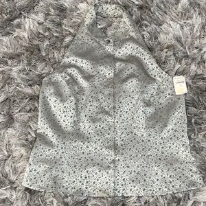 Anne Klein II sage green halter top